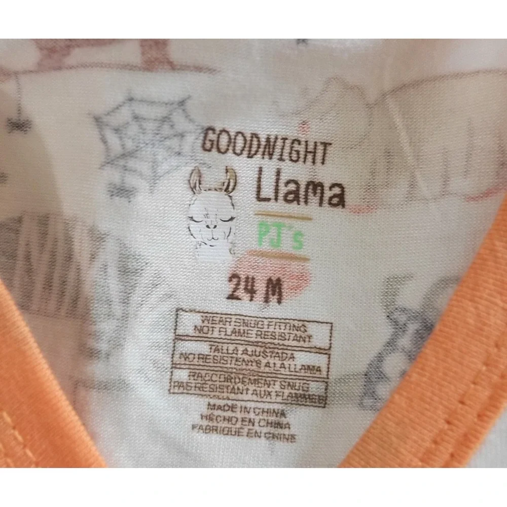 Baby Halloween Pajamas Print Set Long Sleeve Pullover Crewneck Shirts Shirts and